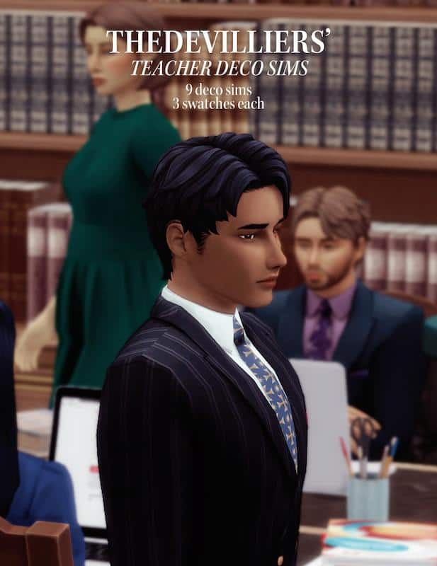 Teacher Deco Sims for Sims 4