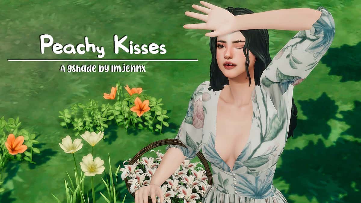 Peachy Kisses Sims 4 GShade Preset