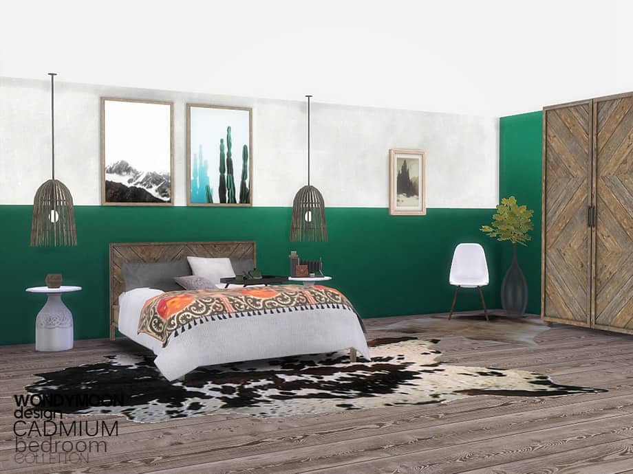 Cadmium Double Bed