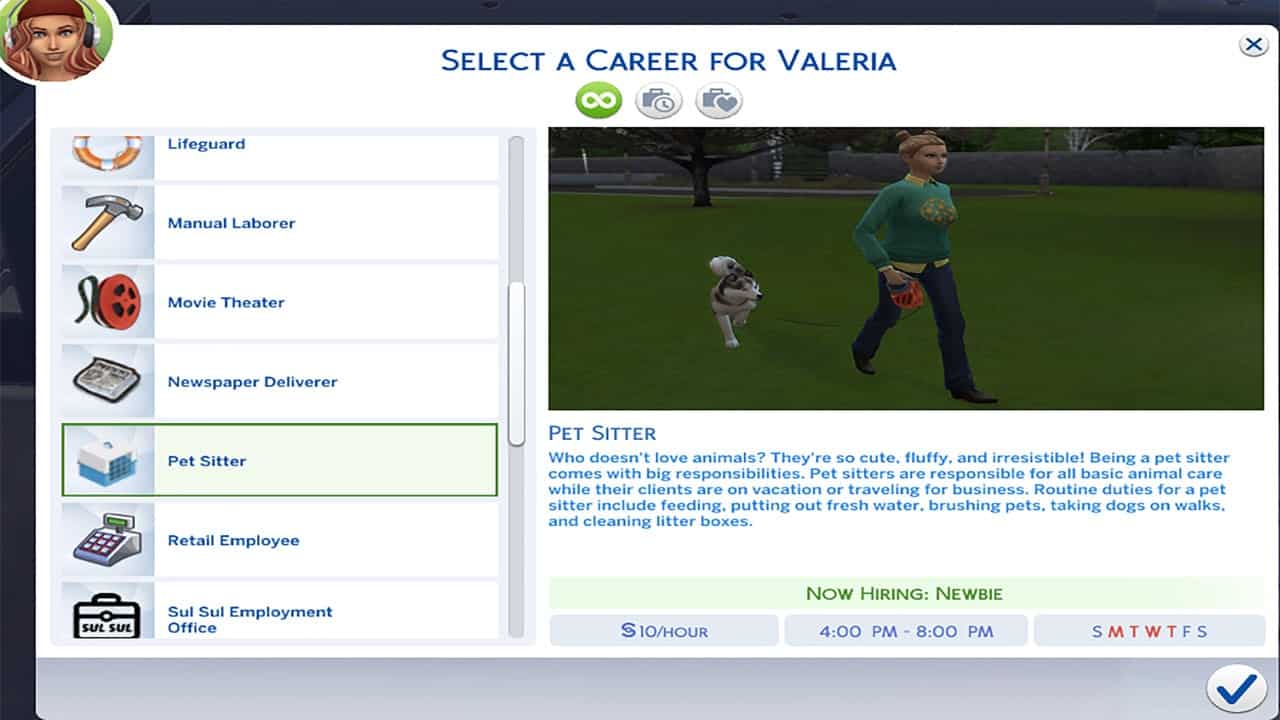Teen Job Career Set