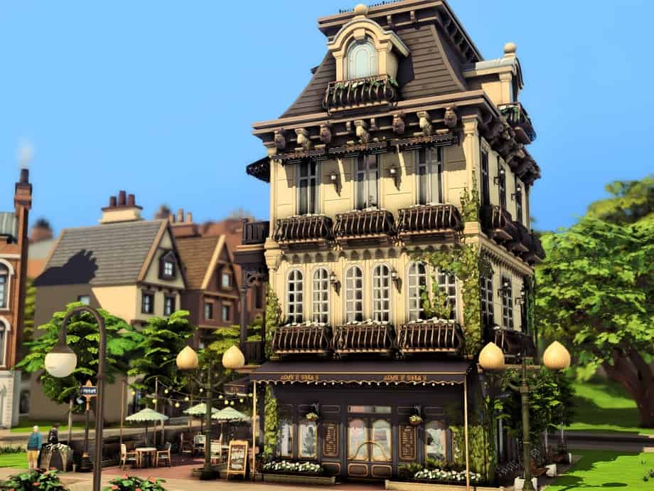 Coffee Shop with Apartments