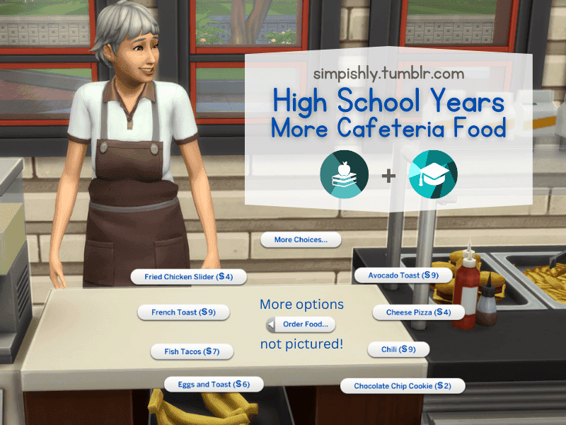 High School Years More Cafeteria Food