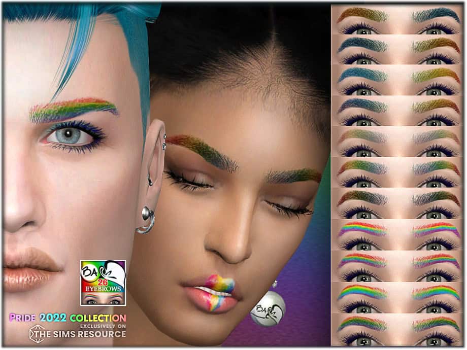 Pride Eyebrows 26