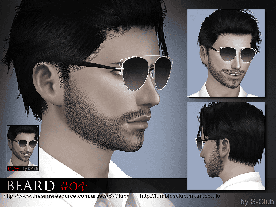 WM The Sims4 Beard 04