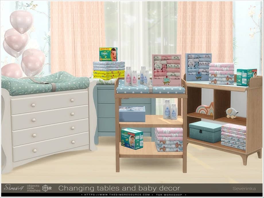 Changing Tables and Baby Decor