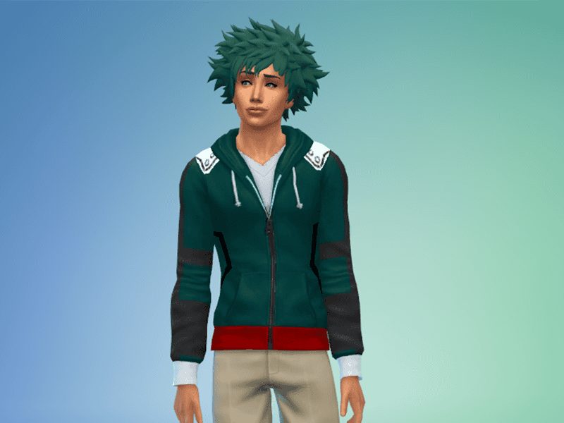 Izuku Midoriya (Deku) Hoodie Recolor