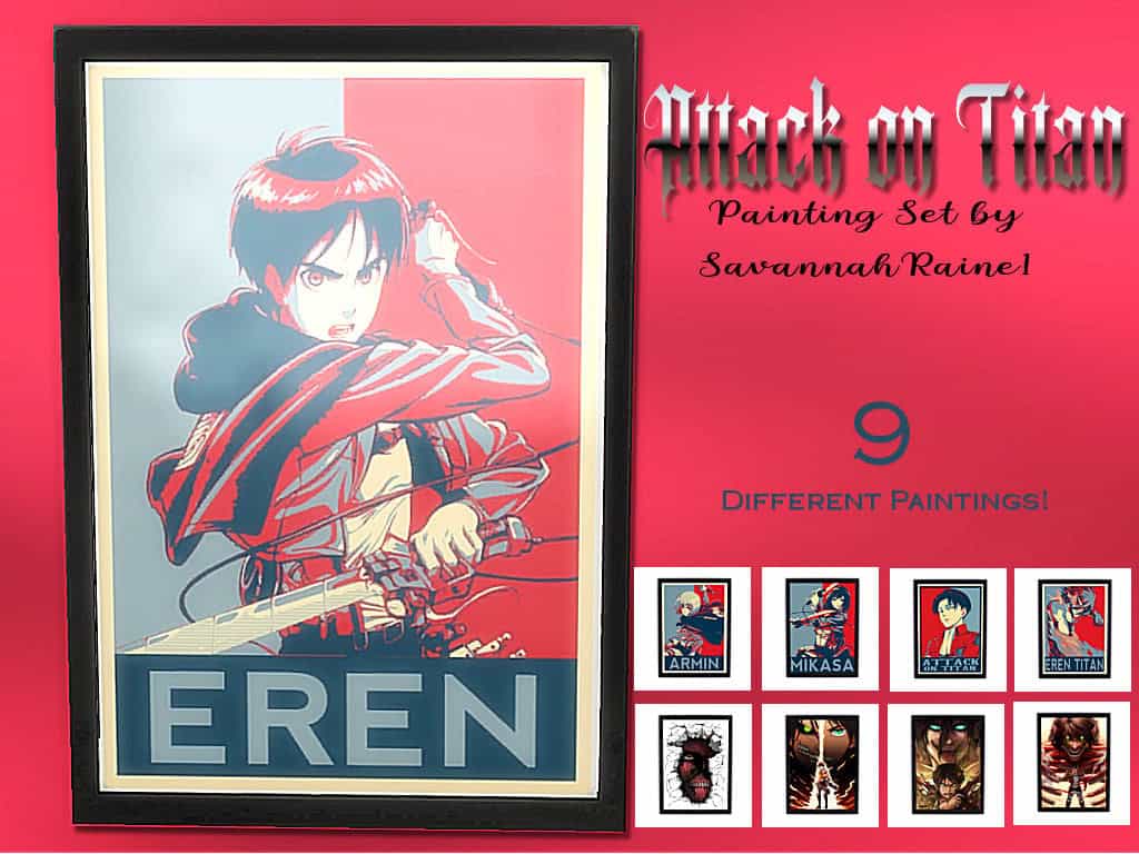 Attack On Titan Painting Collection