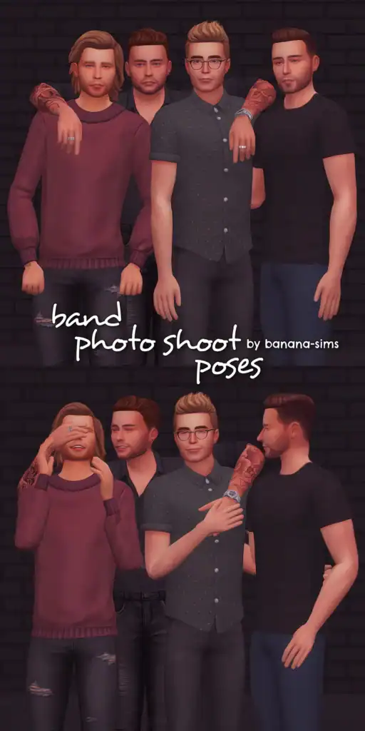Band Photoshoot Pose Pack