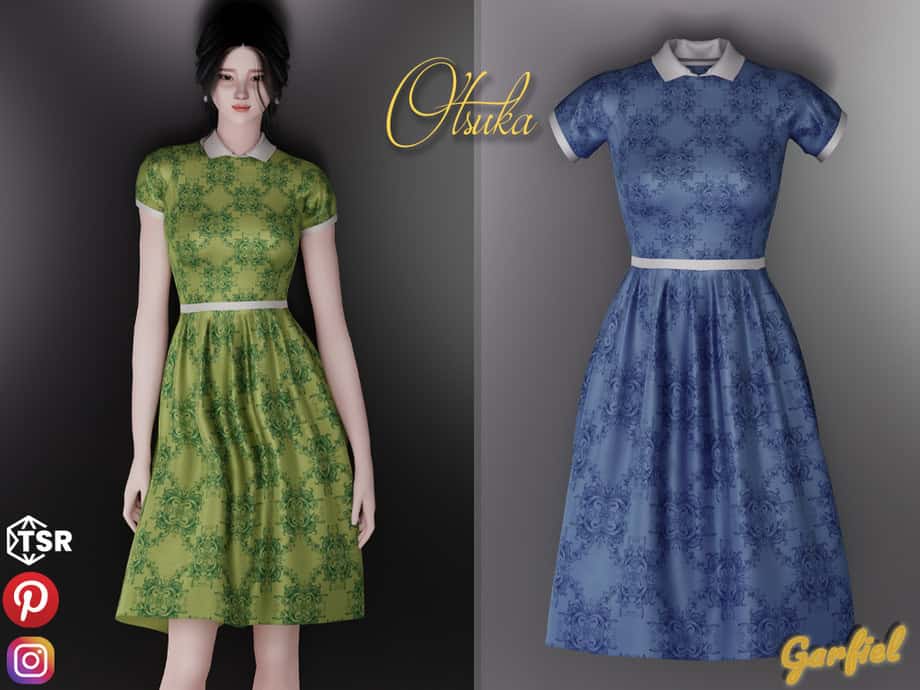 Otsuka Vintage Dress