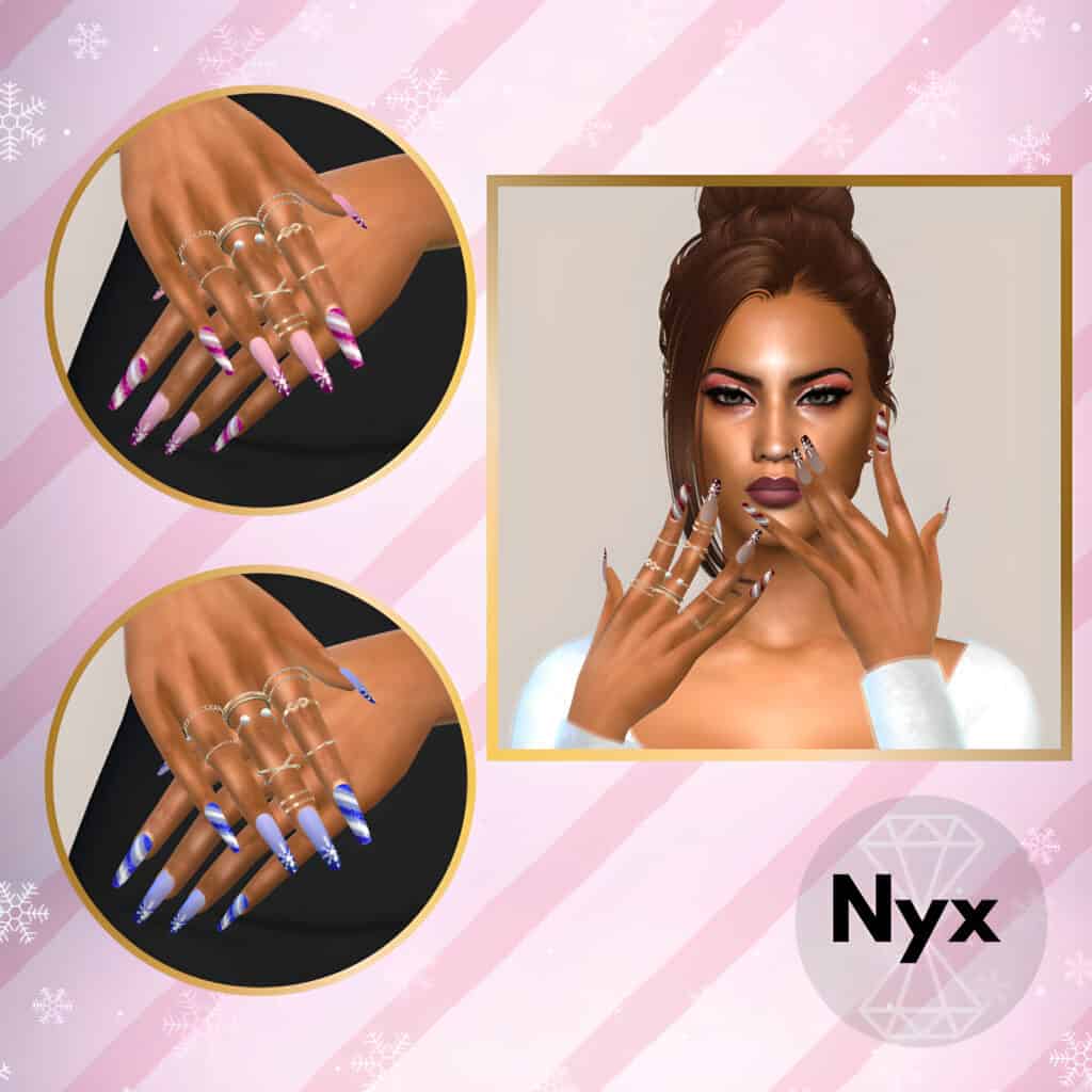 Xmas Nails Set