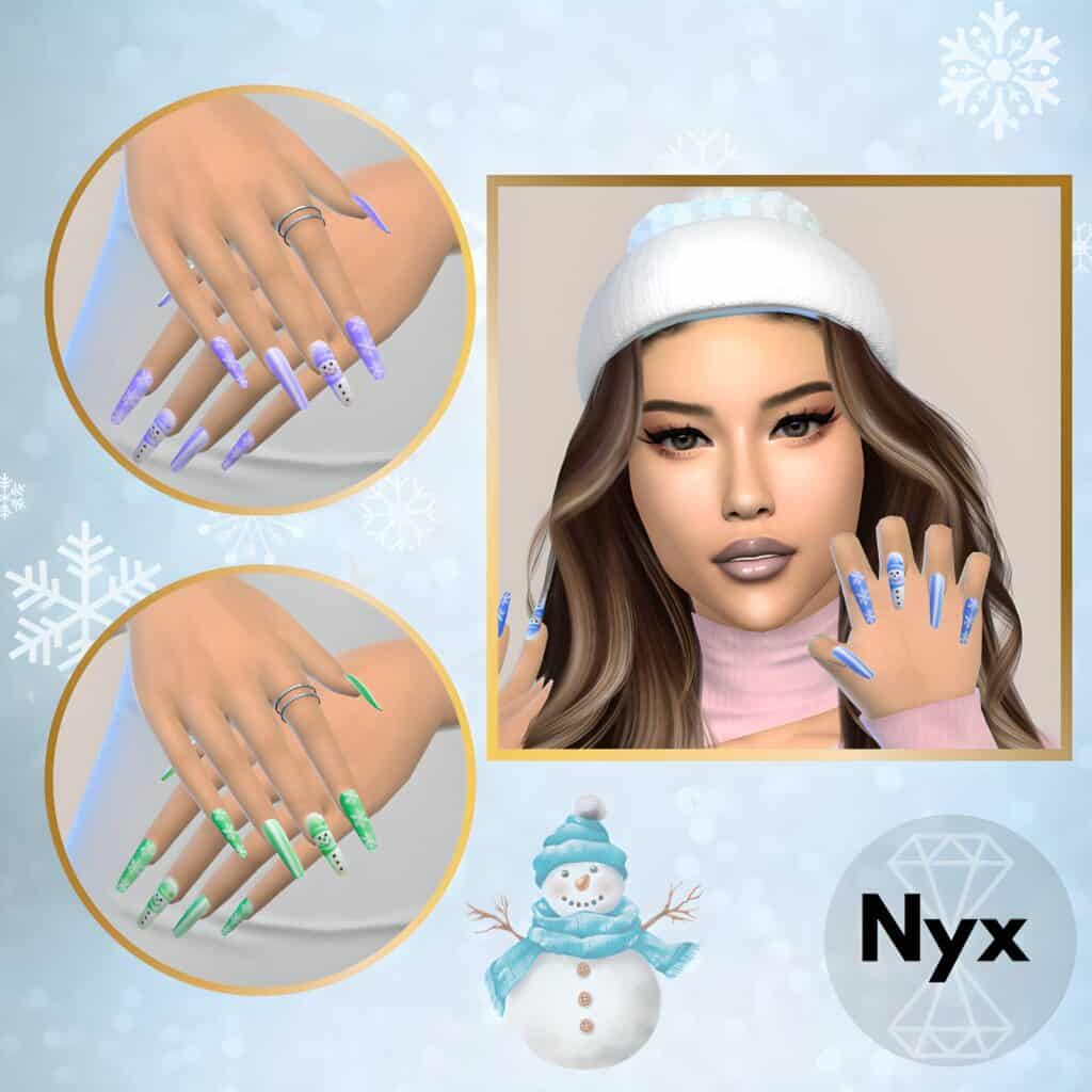 Winter Nails Set