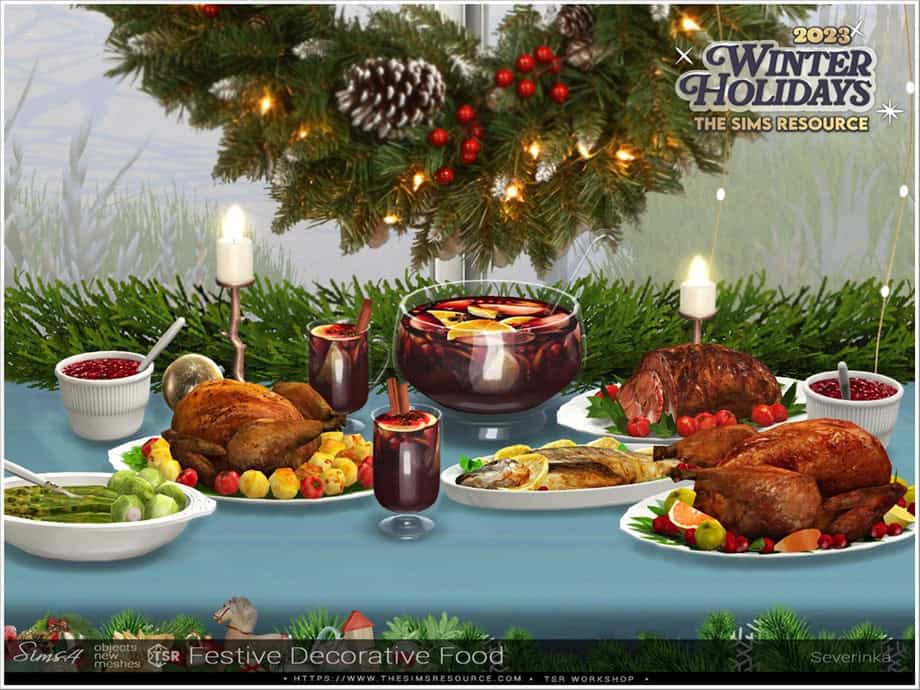 Festive Decorative Food