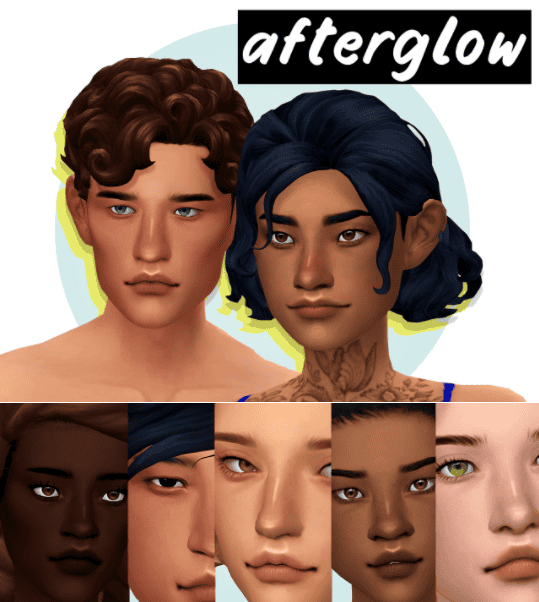 Sims 4 Afterglow Skin Blend