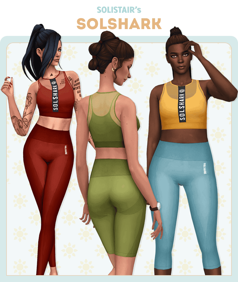Sims 4 Athletic CC Pack