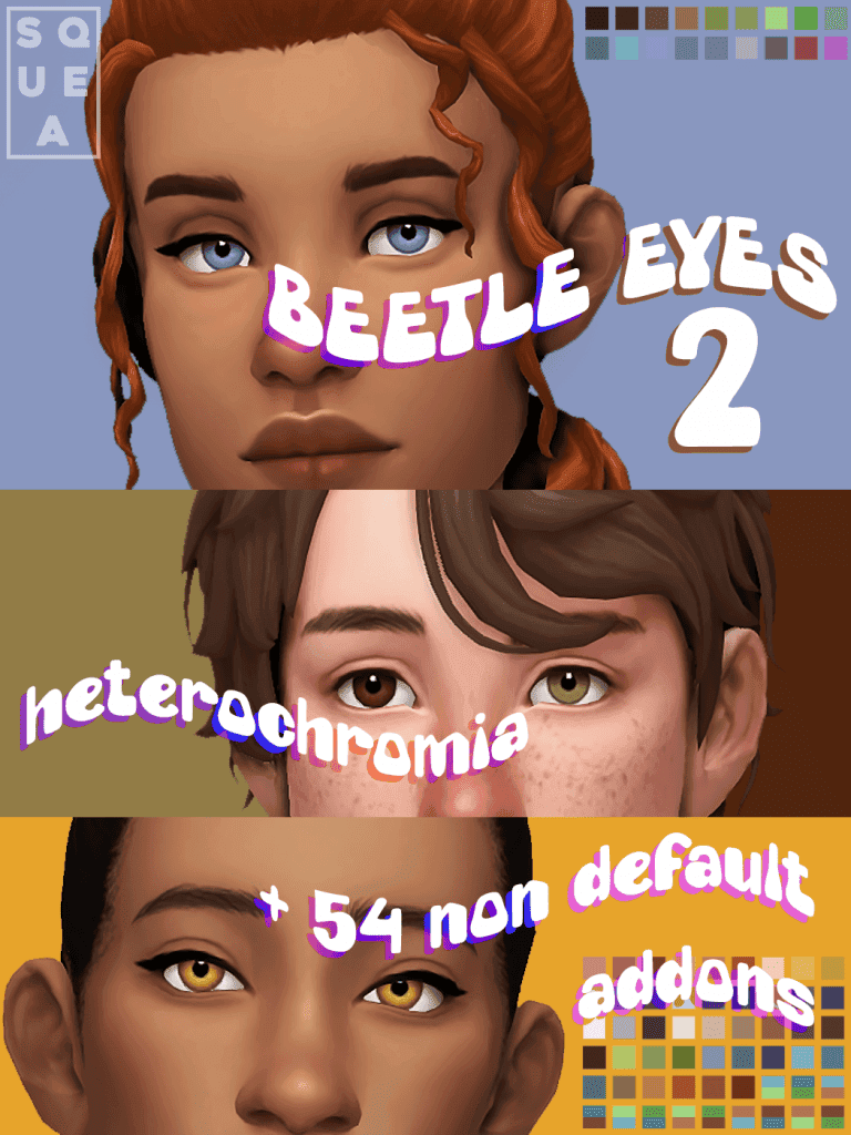Sims 4 Heterochromia Beetle Eyes