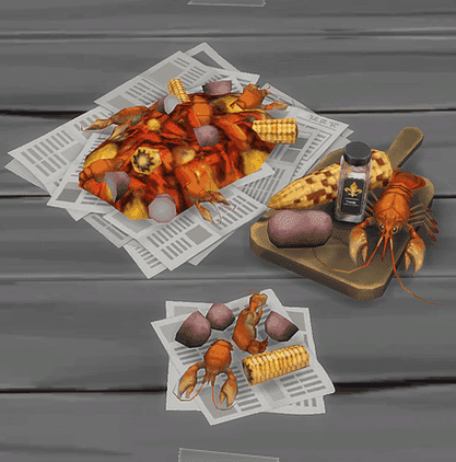 Custom Crawfish Boil for Sims 4