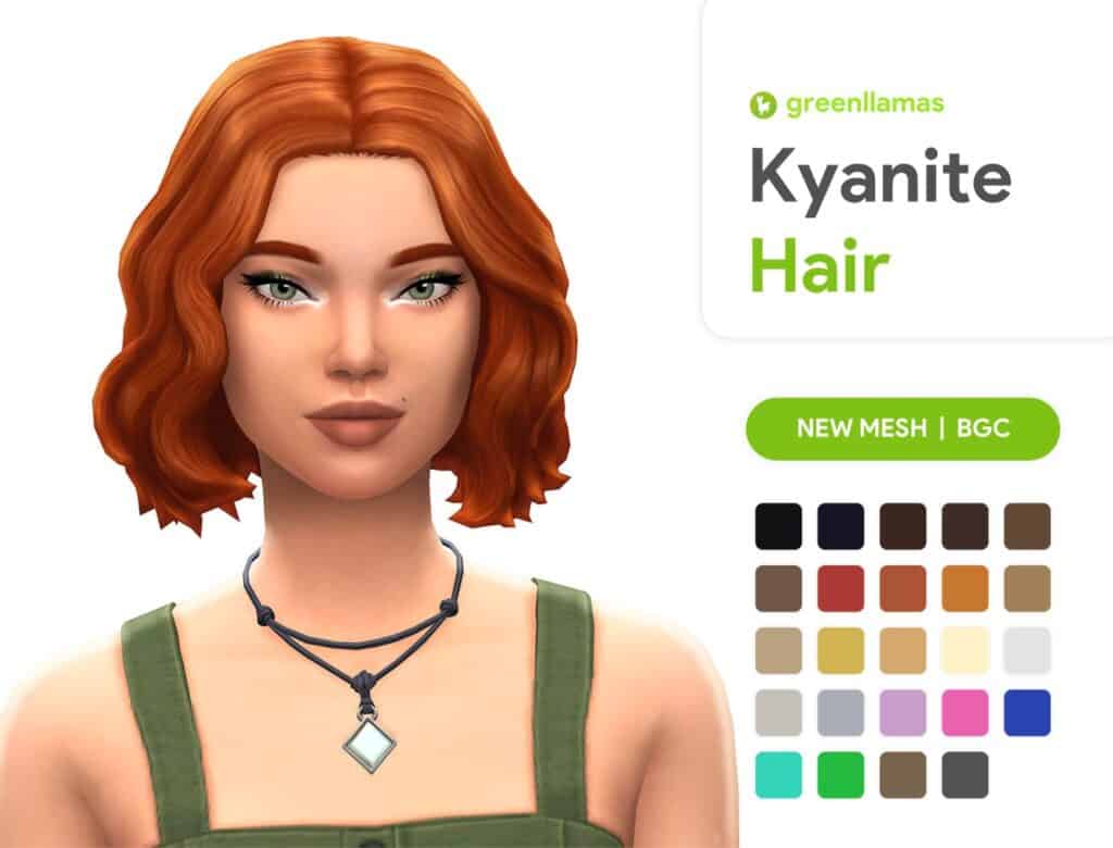 Sims 4 Curly Bob
