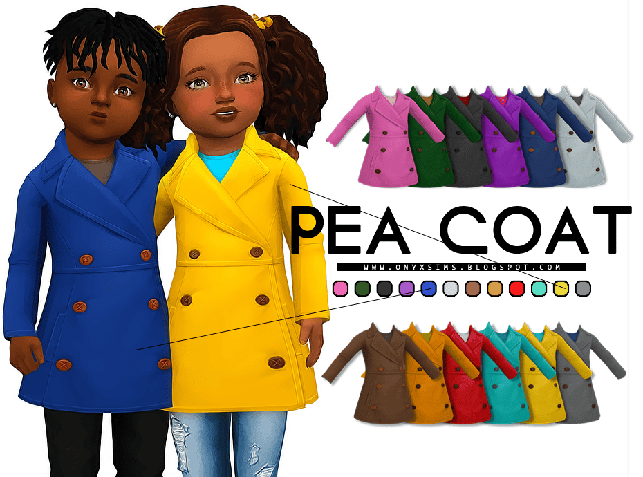 Sims 4 Toddler CC Coat