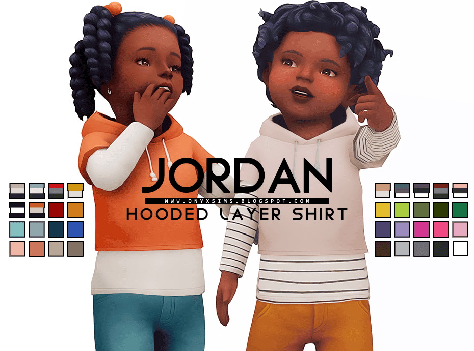 Sims 4 Toddler Layered Shirt