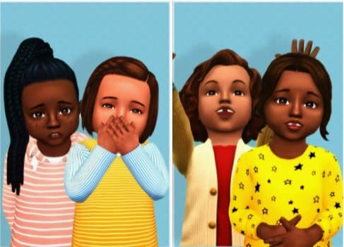 Sims 4 University Toddler Hair Conversions
