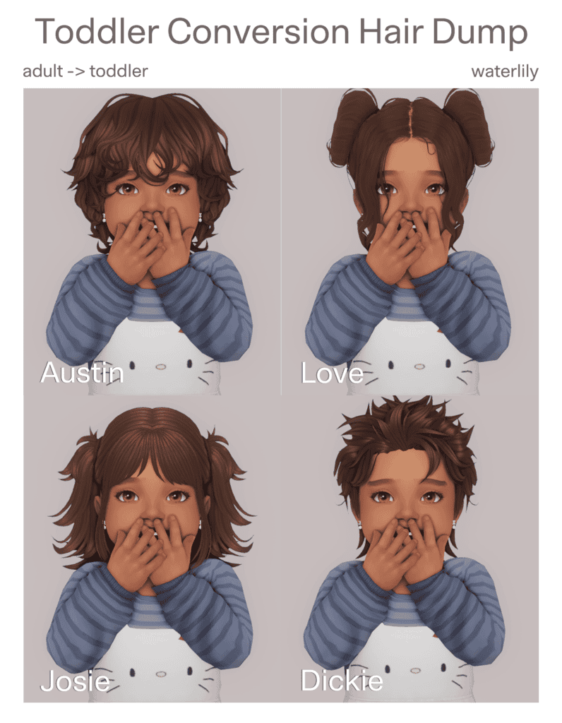 Toddler Hair Dump