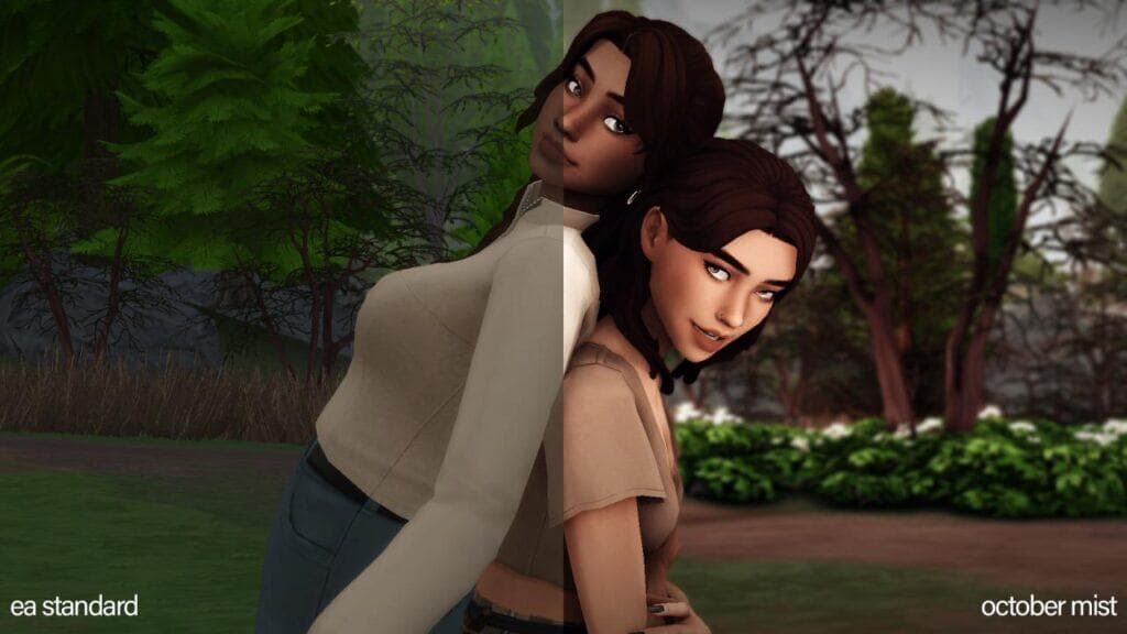 October Mist Sims 4 Reshade Preset