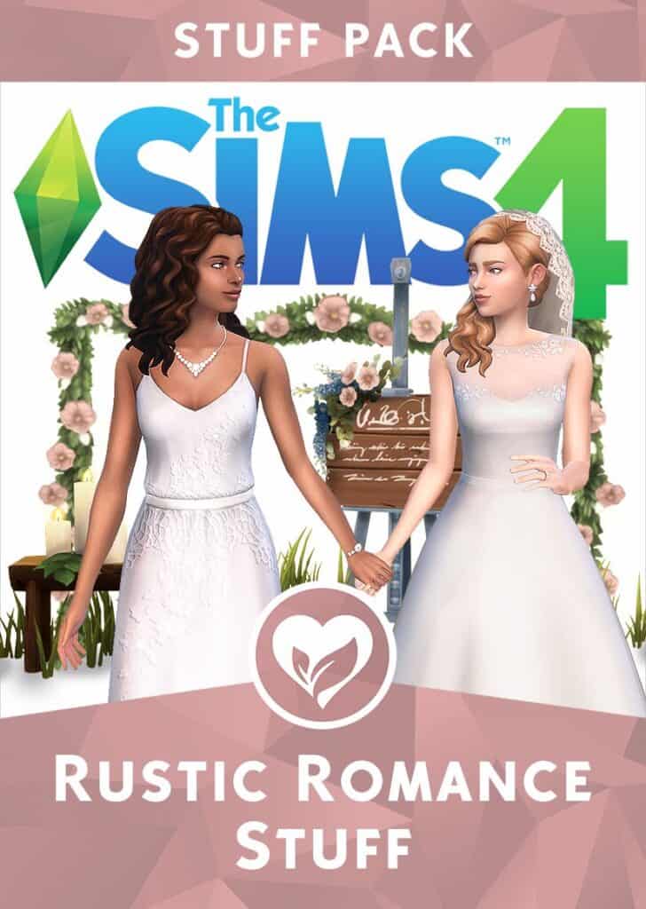 Sims 4 Rustic Romance Wedding CC Pack