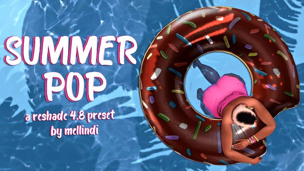 Summer Pop Sims 4 Reshade Preset