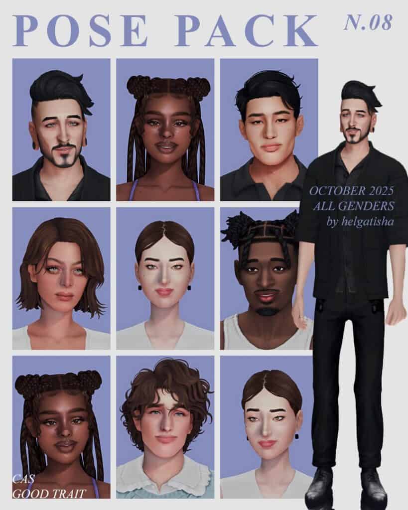 TS4 Pose Pack N08