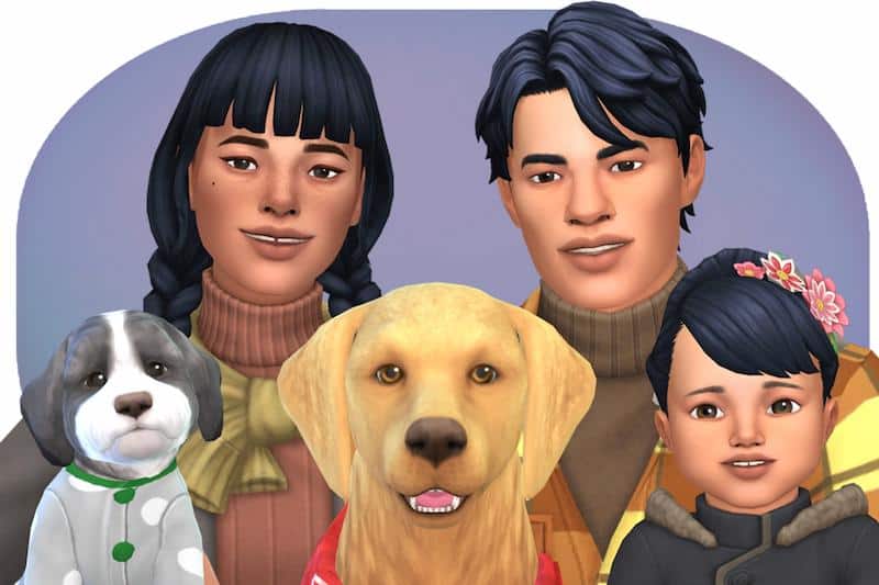 Family with Pets Gallery Poses