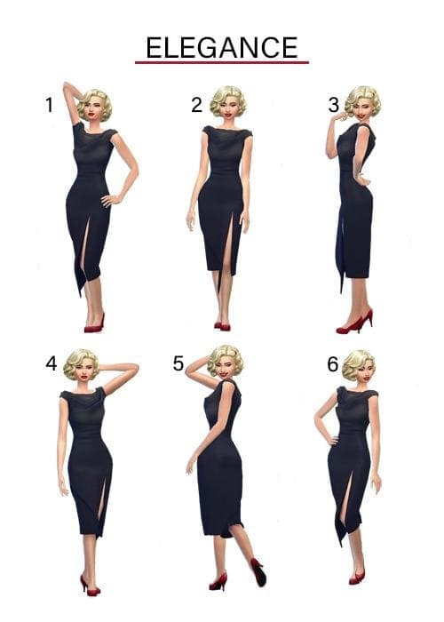Female Sims Gallery Poses