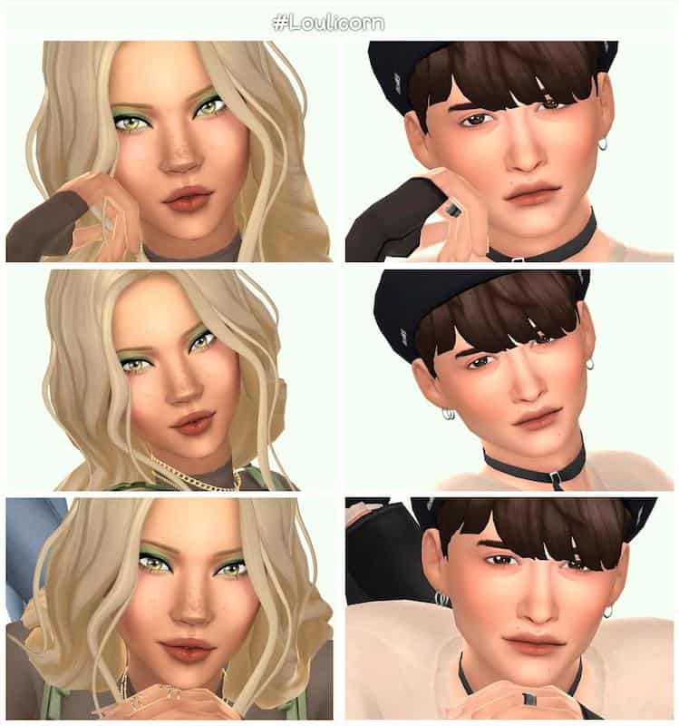 Female & Male Face Gallery Poses