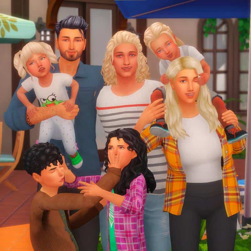 Sims 4 Family Portrait Pose