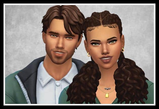 Gallery Pose for Two Sims