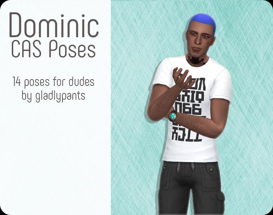 Sims 4 Male CAS Poses