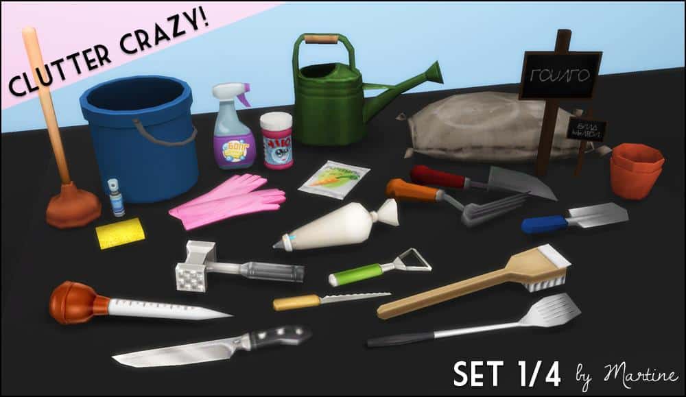 Garden, Kitchen, & Cleaning Clutter