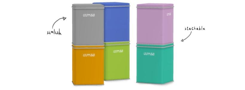 Stackable Coffee & Tea Bin Decor