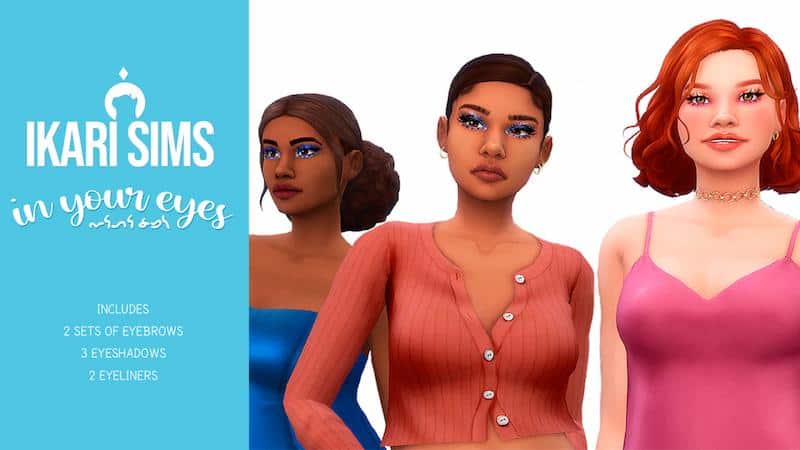 Sims 4 Eye Makeup Set