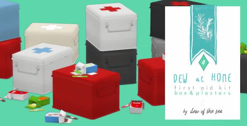 First Aid Kit Clutter for Sims 4