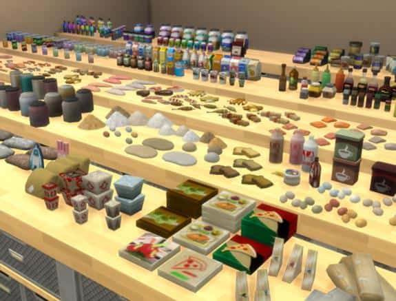 Sims 4 Clutter Food & Pantry Pack