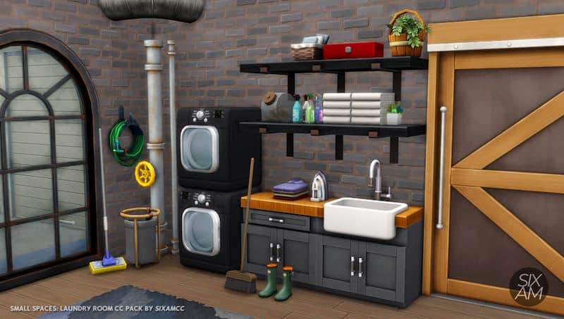 Sims 4 Laundry Room Clutter