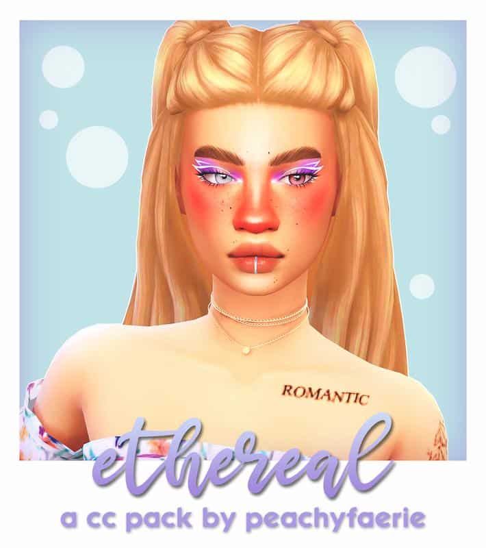Ethereal Sims 4 Makeup CC Pack