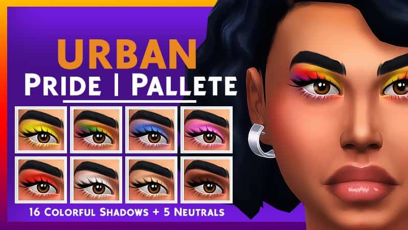 Sims 4 Pride CC Makeup