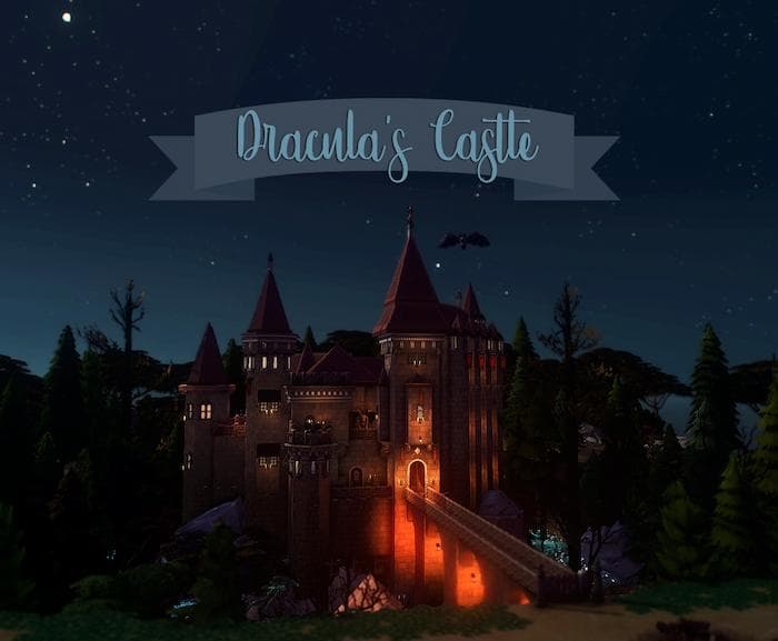 Dracula’s Castle Sims 4 Build