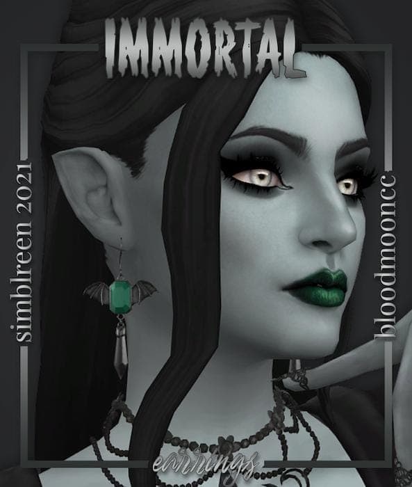 Sims 4 Vampire Earrings