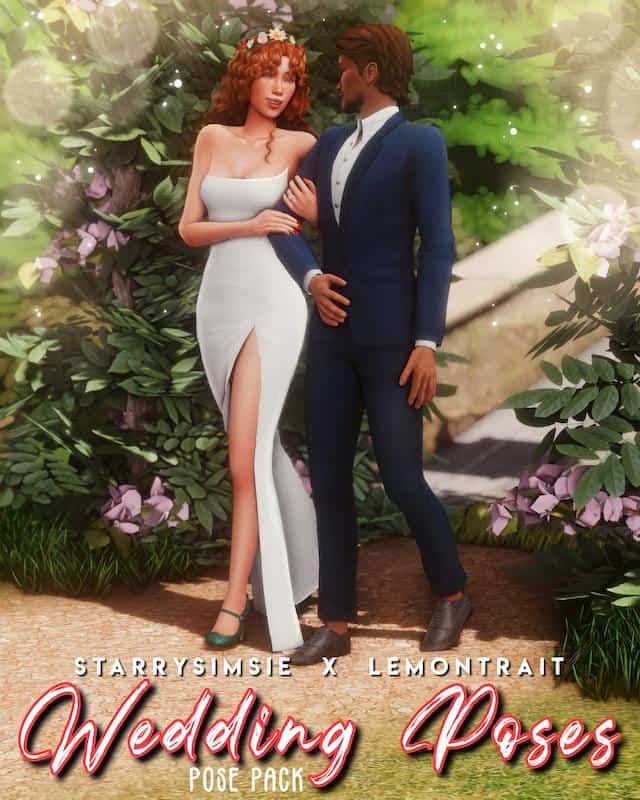 Sims 4 Wedding Poses Pack