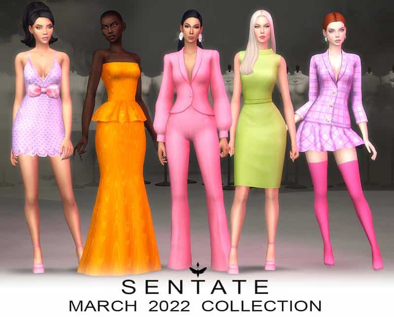 Luxury Clothes Sims 4 Custom Content Pack