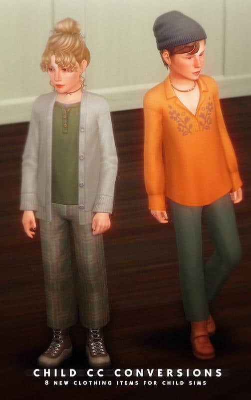 Child Sims 4 CC Clothes Pack