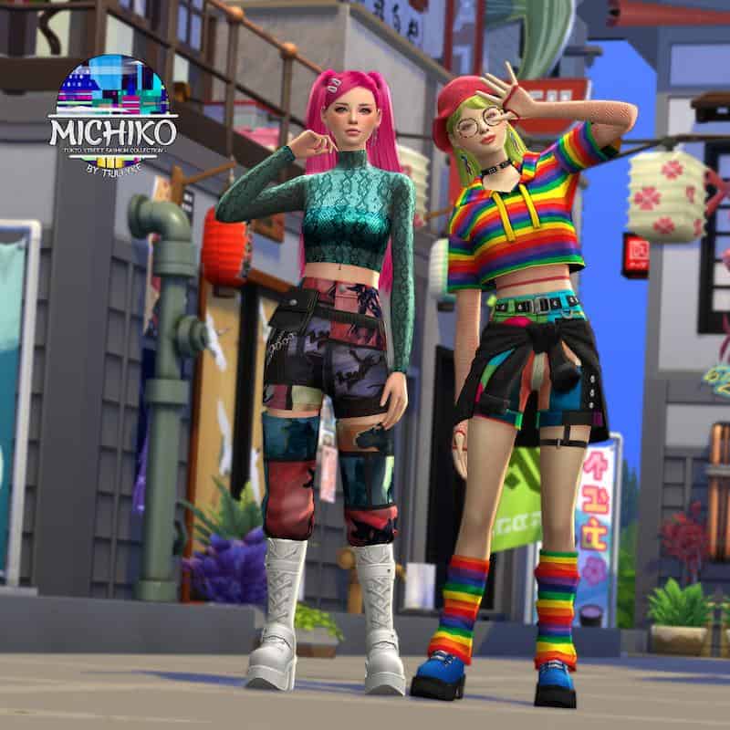 Street Fashion Sims 4 Clothes Pack
