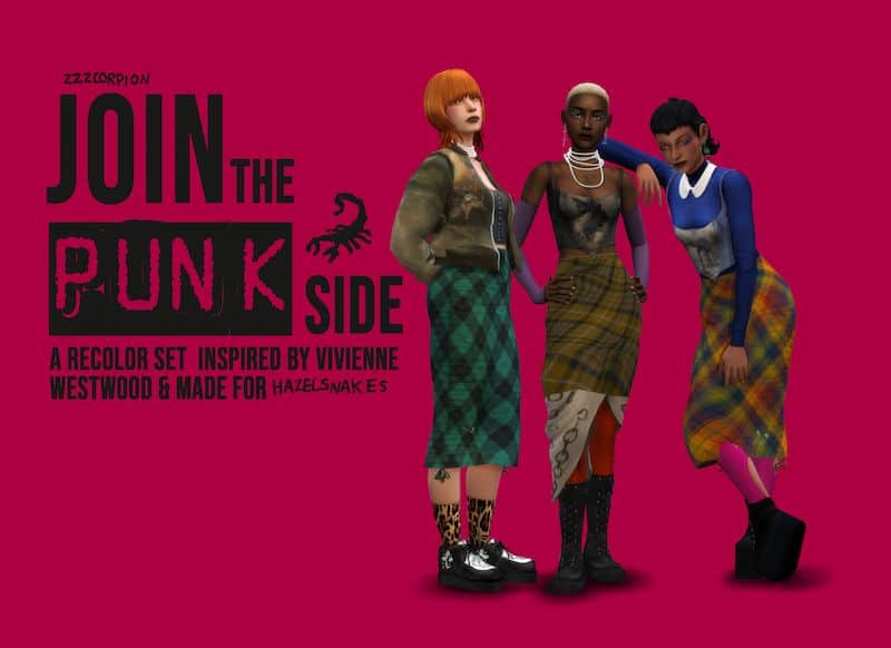 Punk Sims 4 CC Pack